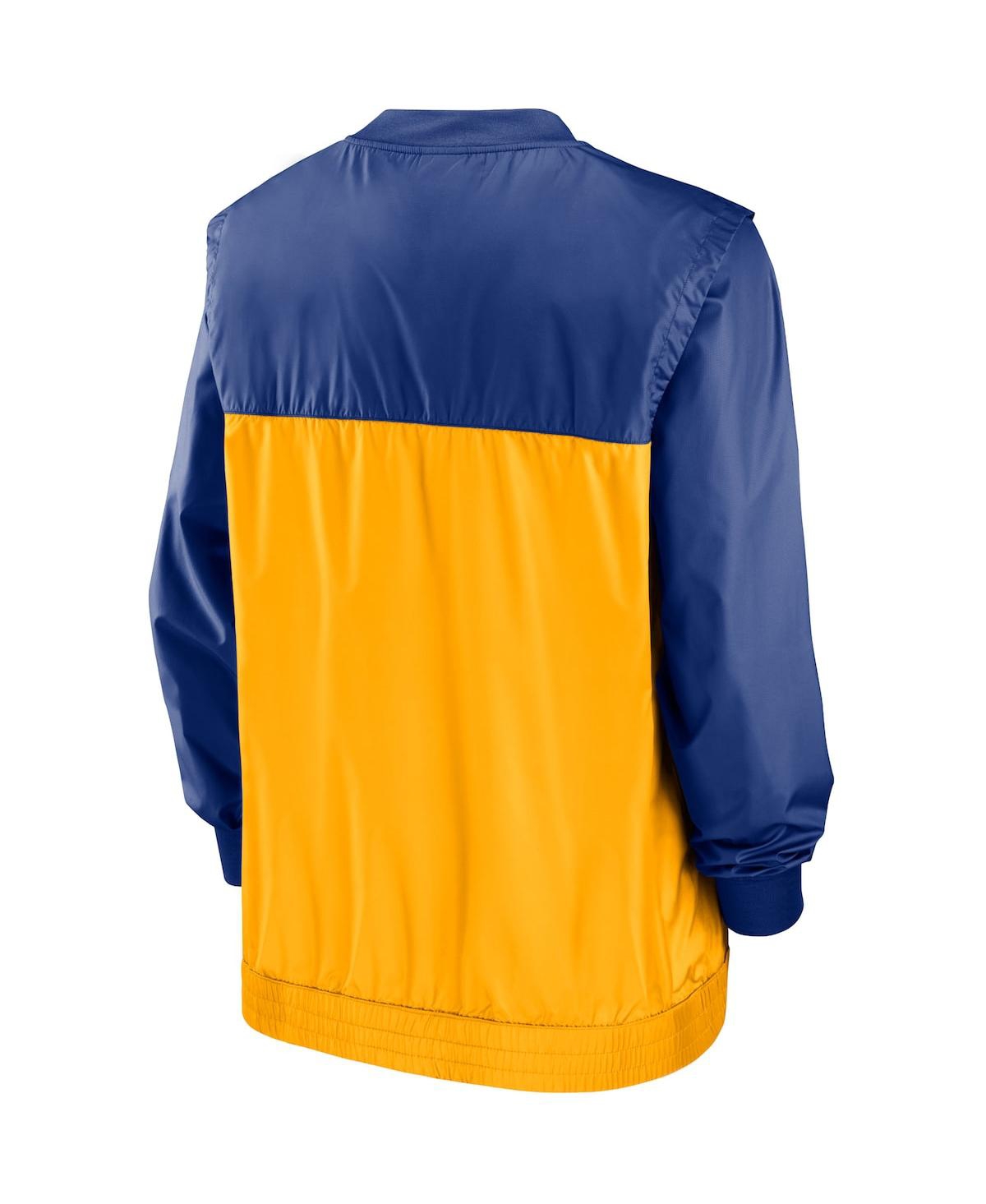 Men's Gold Milwaukee Brewers Cooperstown Collection V-Neck Pullover - Gold