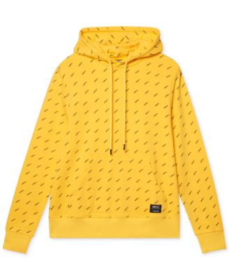WeSC - Men's Mike Vibes Oversized-Fit Printed Fleece Hoodie