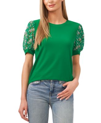 green dressy tops