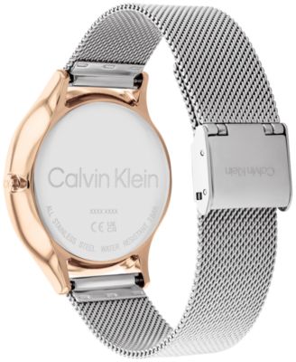 Stainless Steel Mesh Bracelet Watch 38mm