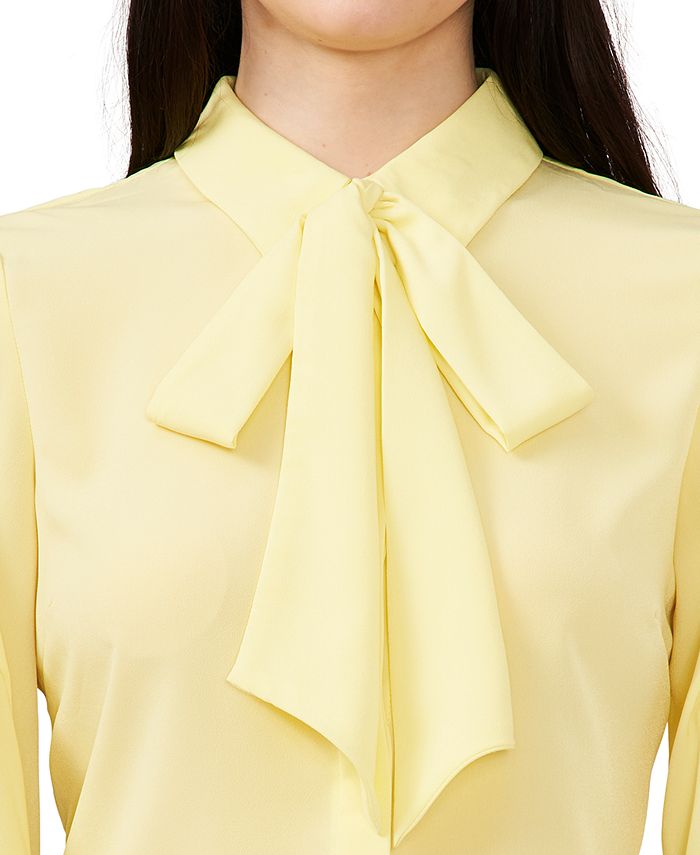 Riley & Rae Camille Tie-Neck Blouse, Created for Macy's & Reviews ...