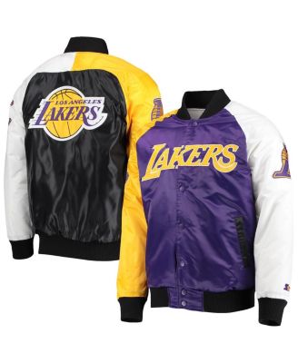 lakers white and gold jacket