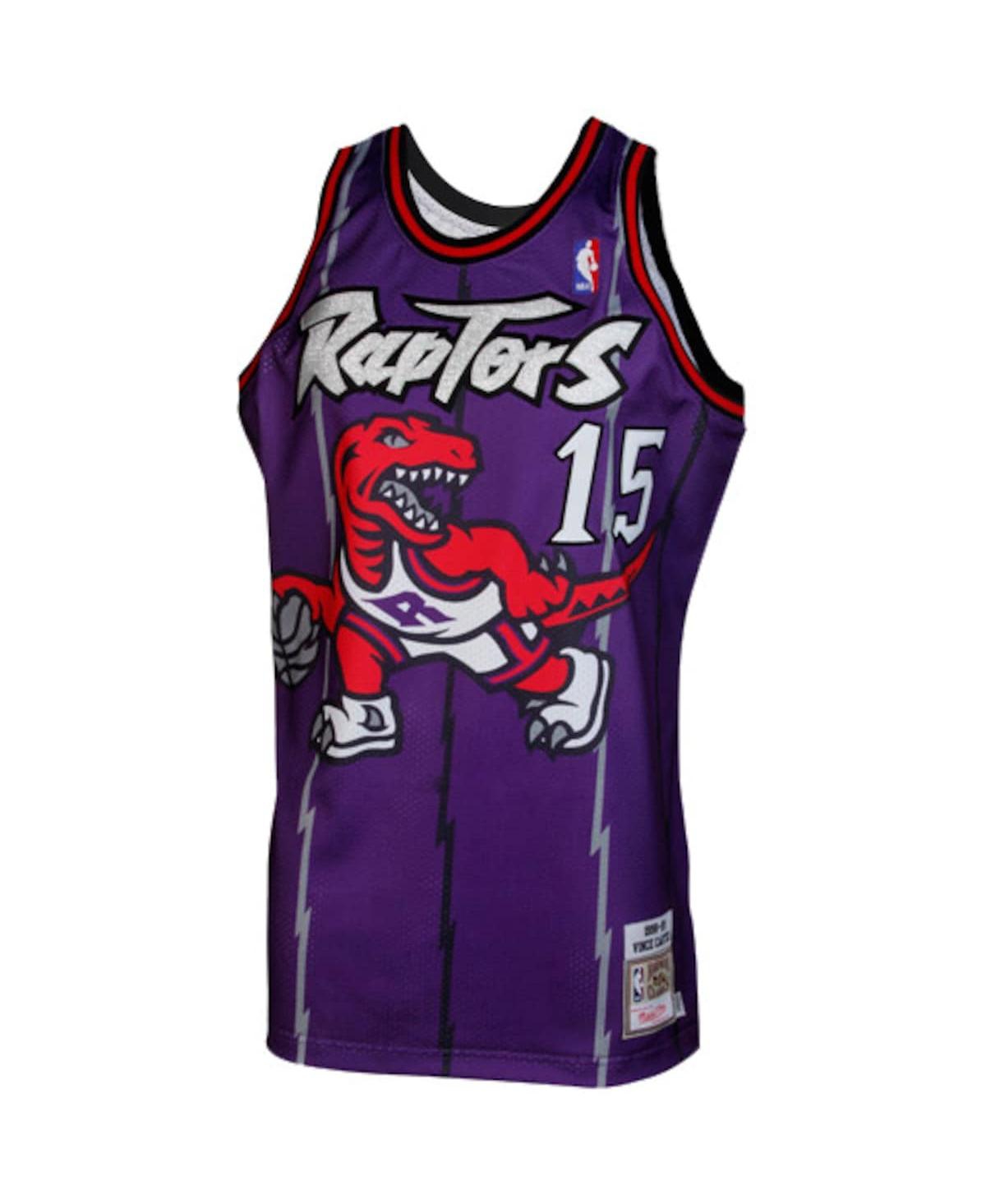 Men's Mitchell & Ness Vince Carter Toronto Raptors 1998-1999 Throwback Authentic Jersey -- Purple