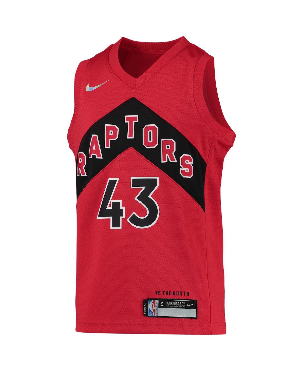 Big Boys Nike Pascal SiakamToronto Raptors 2021/22 Diamond Swingman Jersey - Icon Edition - Red