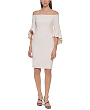 Calvin Klein Off the Shoulder Dresses for Women: Formal, Casual & Party  Dresses - Macy\'s