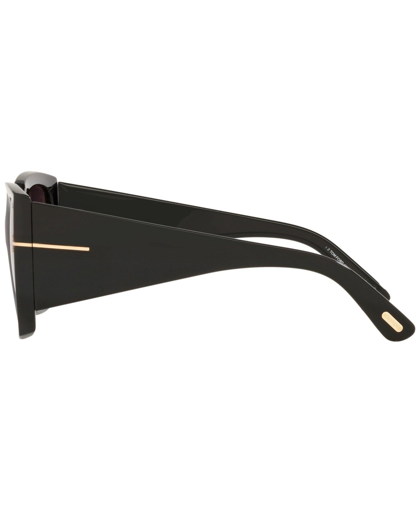 Женские солнцезащитные очки Tom Ford Sunglasses, FT0921, цвет: Чёрный блестящий — фото 3