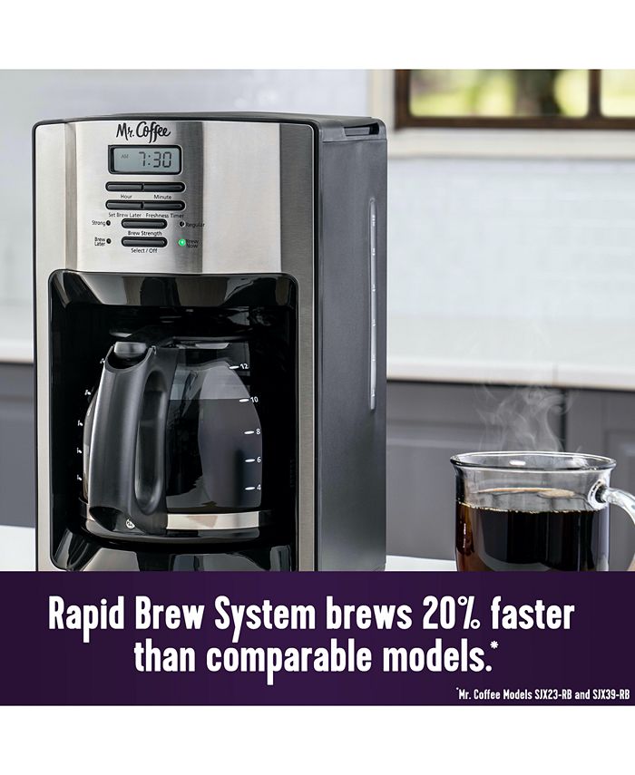 Mr. Coffee 12Cup Rapid Brew Programmable Coffee Maker Macy's
