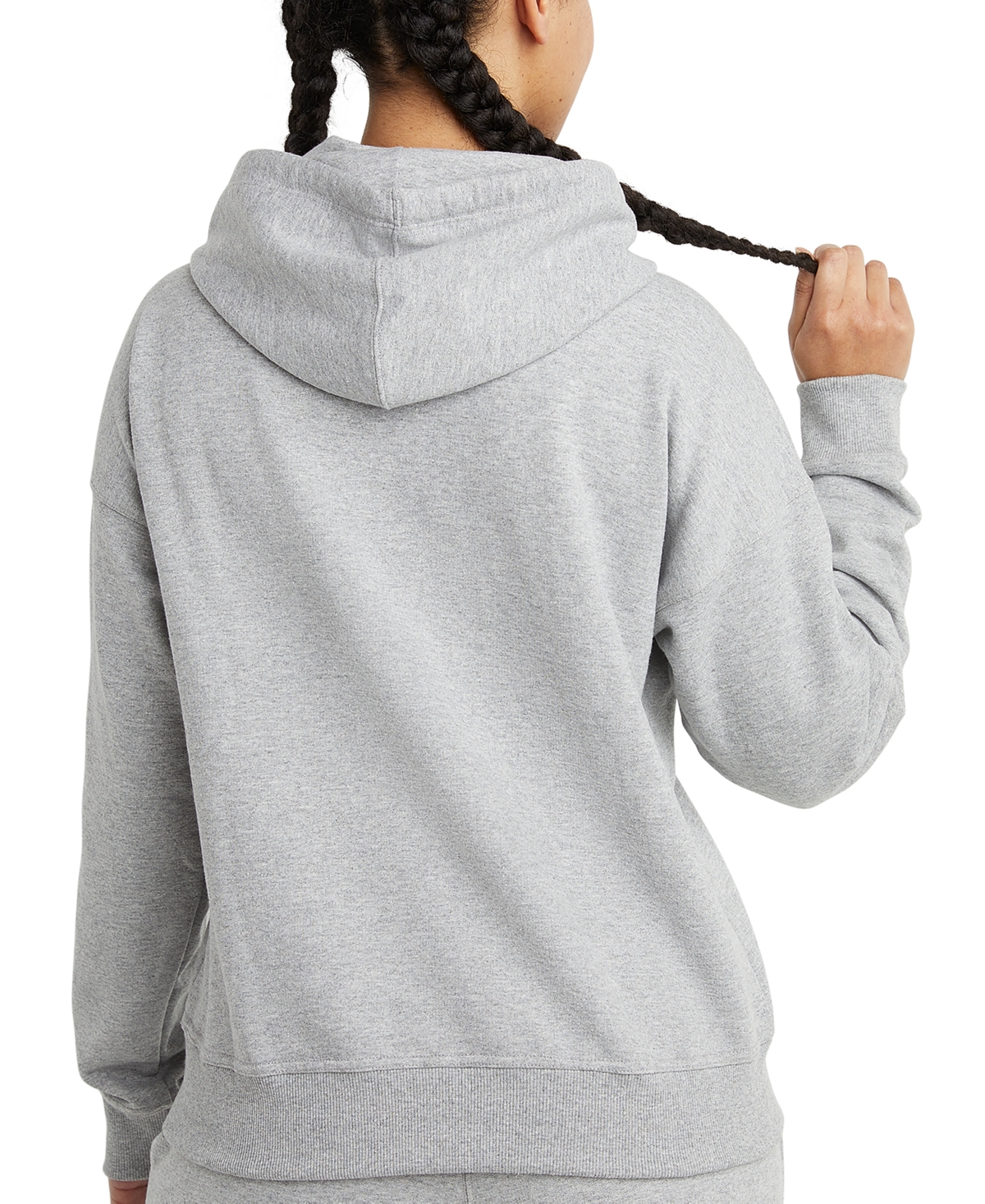 Champion Women's Relaxed Logo Fleece Sweatshirt Hoodie