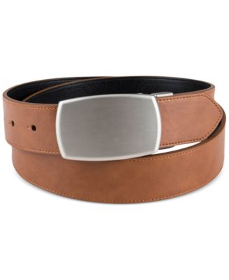 Club Room - Men's Plaque Buckle Belt