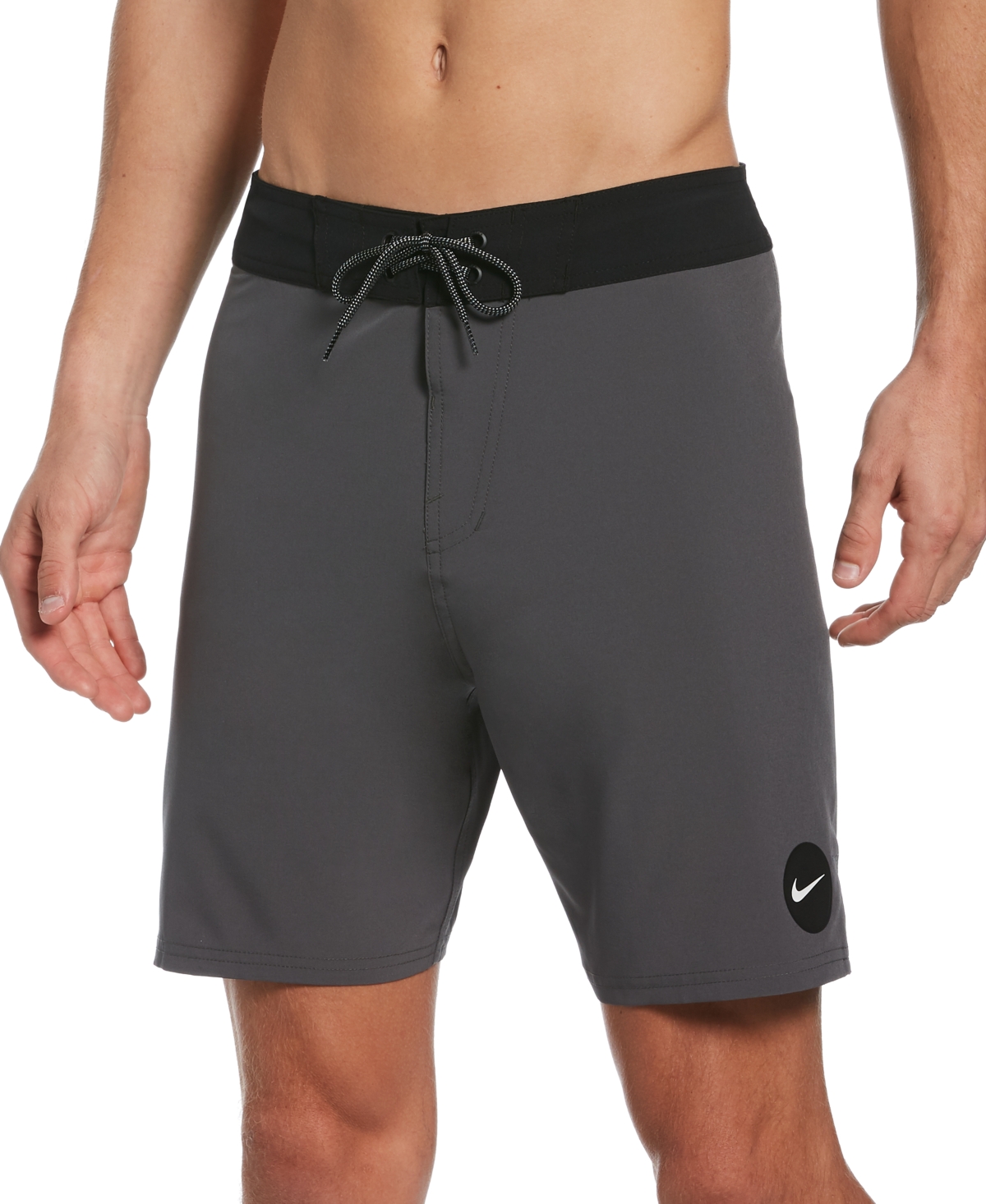 Nike Men's Essential 7" Board Shorts In Iron Grey ModeSens