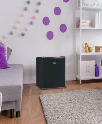 1.7 cu.ft.. Ref / Freeze1 Door - Black