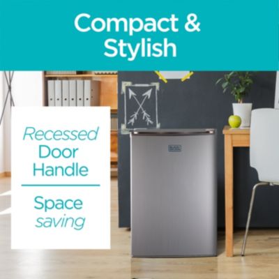 Black & Decker BCRK Series 2.5 cu. ft. Freestanding Mini Fridge with Freezer