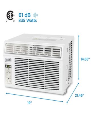 Window Air Conditioner with Remote Control, 10,000 BTU, Cools Up to 450 Square Feet, White