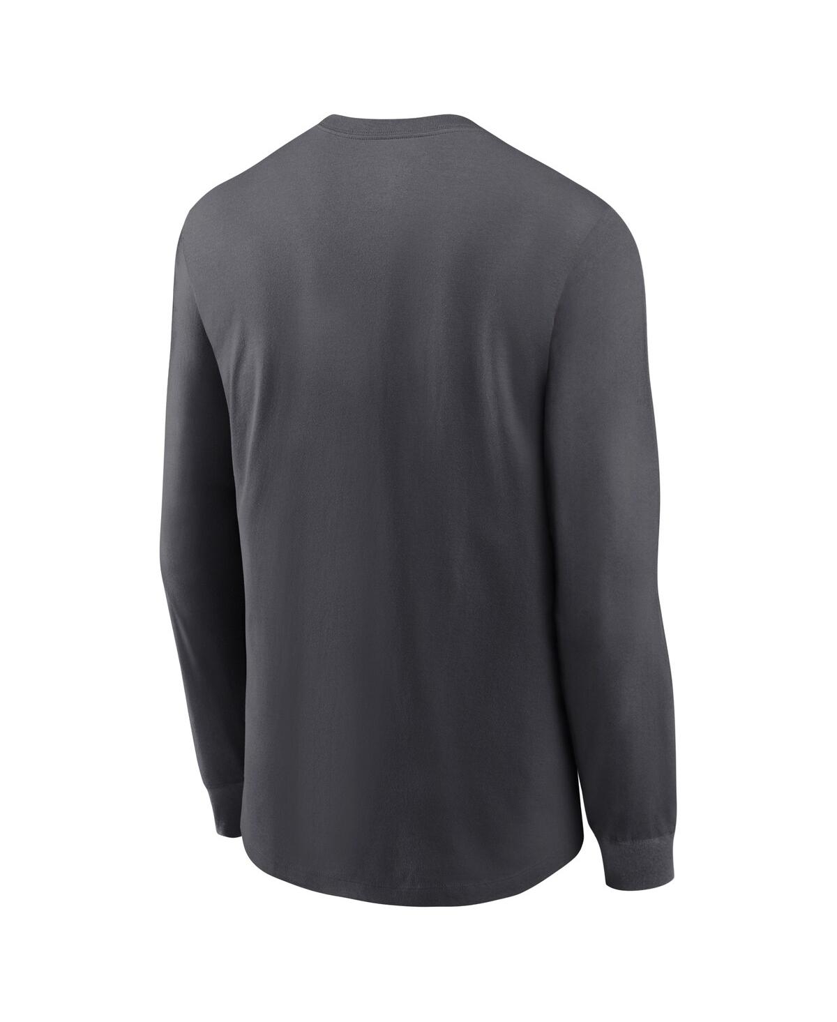 Men's NikeLos Angeles Rams Super Bowl Lvi Champions Hometown Long Sleeve T-shirt - Anthracite