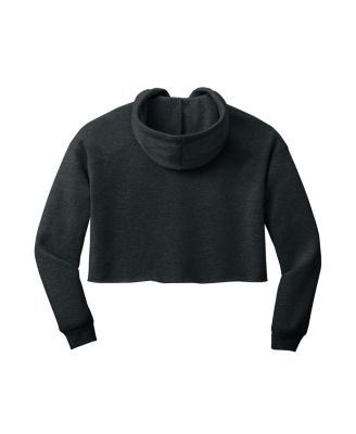 Women's Heather Charcoal Los Angeles Rams Super Bowl LVI Champions We Are The Champs Cropped Pullover Hoodie