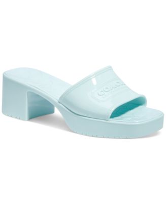 Coach rubber discount sandals