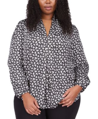 michael kors plus size tops macy's