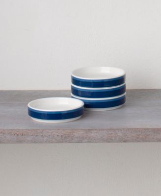 ColorStax Stripe Mini Plates, Set of 4