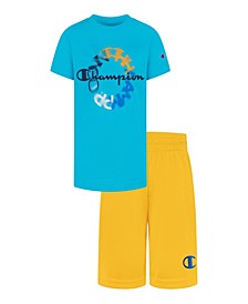 Toddler Boys 2-Pc. Logo-Print T-Shirt & Shorts Set