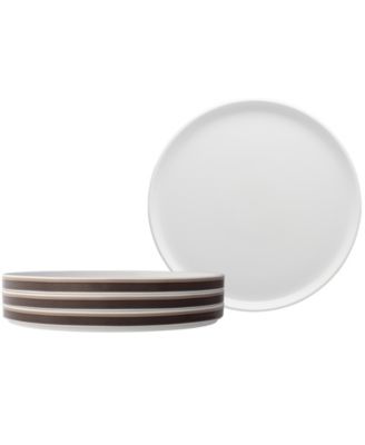 ColorStax Stripe Dinner Plates, Set of 4