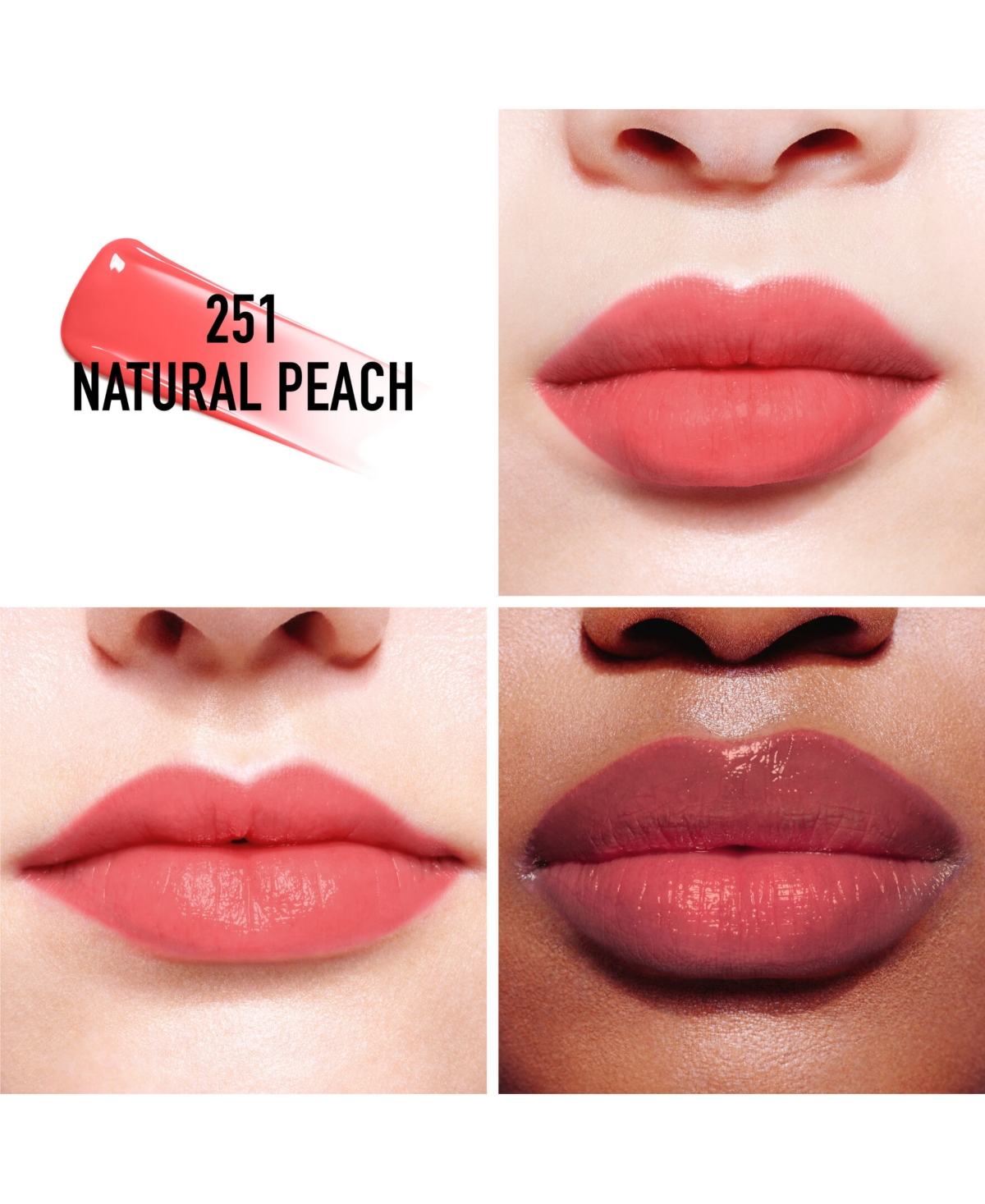 Dior Addict Lip Tint In 251 Natural Peach