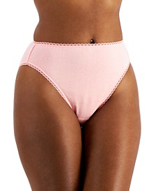 Everyday Cotton High-Cut Brief Underwear, Created for Macy's