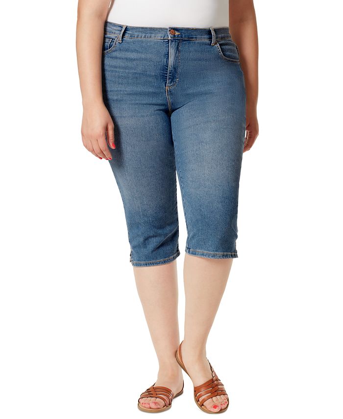 Gloria Vanderbilt Plus Size Amanda Capri Pants - Macy's