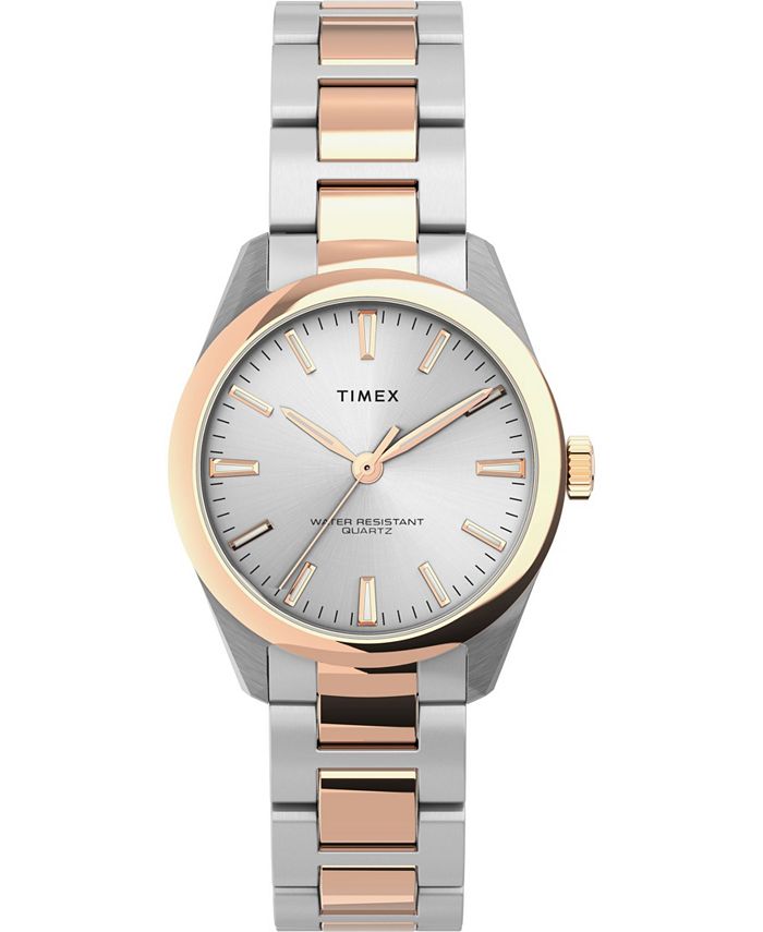 Timex Women s City Two Tone Stainless Steel Bracelet Watch 32mm