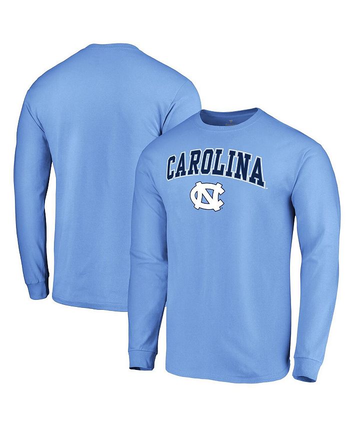 Fanatics Men's Branded Light Blue North Carolina Tar Heels Campus Logo