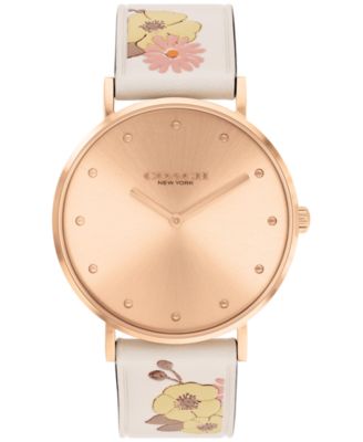 coach floral strap