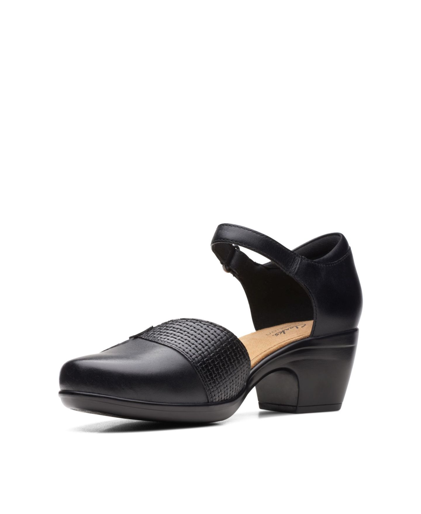 Женские сандалии Clarks Collection Emily Rae, цвет: Чёрный кожаный — фото 7