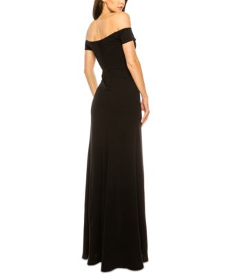 B Darlin Juniors' Off-The-Shoulder Gown - Macy's