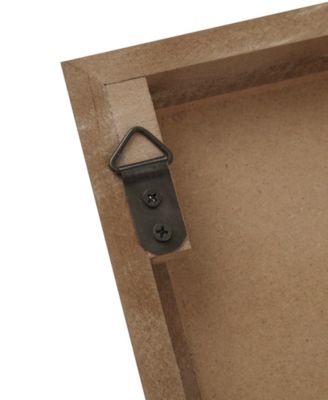 Birch Palms Carved Wall Panel Set, 2 Piece