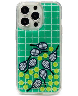 kate spade new york - Courtside Liquid Floating Tennis Ball Confetti iPhone 13 Pro Case