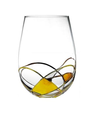 Bezrat Wine Glasses, Set Of 2 - Macy's