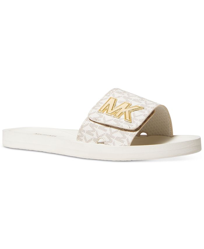 Michael Kors Women's MK Logo Pool Slide Sandals & Reviews - Sandals - Shoes  - Macy's