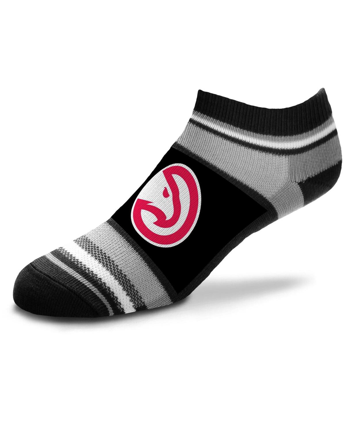 For Bare Feet Kids' Boys And Girls Youth  Atlanta Hawks Marquis Addition Ankle Socks In Black