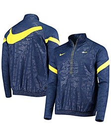 Men's Navy Tottenham Hotspur Half-Zip Track Jacket