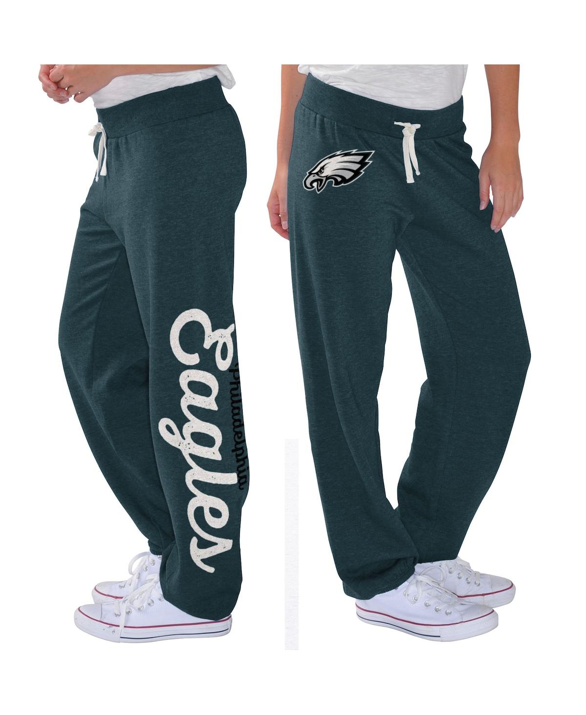 Shop G-iii 4her By Carl Banks Women's  Midnight Green Philadelphia Eagles Scrimmage Fleece Pants