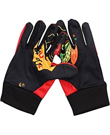 Men's Chicago Blackhawks Palm Logo Texting Gloves