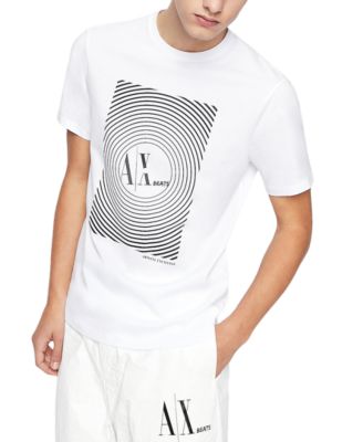 A|X Armani Exchange - Men's Beats Record Spin Logo T-Shirt