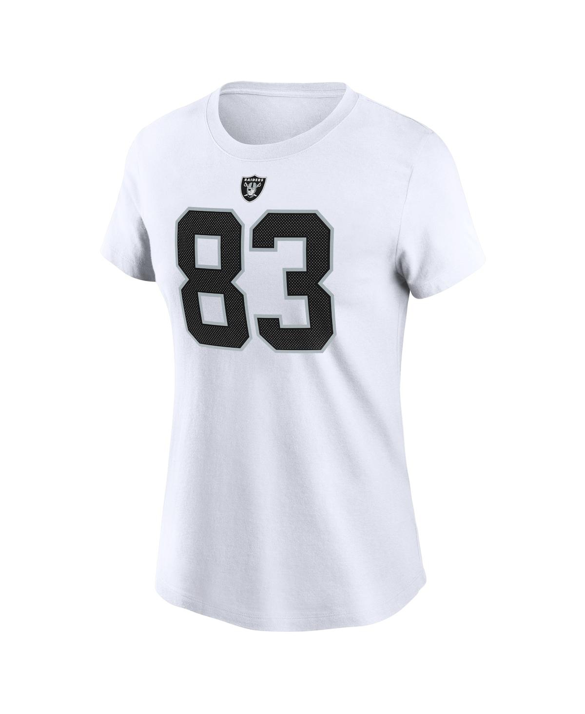 Women's Nike Darren WallerLas Vegas Raiders Player Name Number T-shirt - White