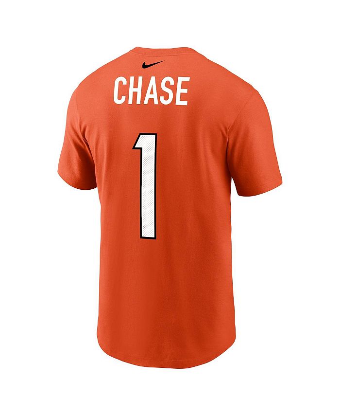 Nike Men's Ja'Marr Chase Orange Cincinnati Bengals Player Name Number  T-shirt - Macy's