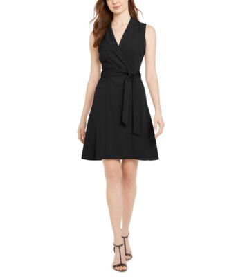 macy's calvin klein dress black