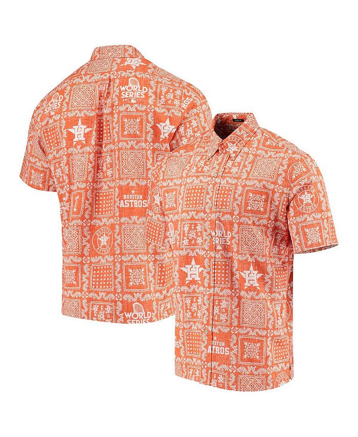 Men's Orange Houston Astros Lahaina Button-Down Shirt