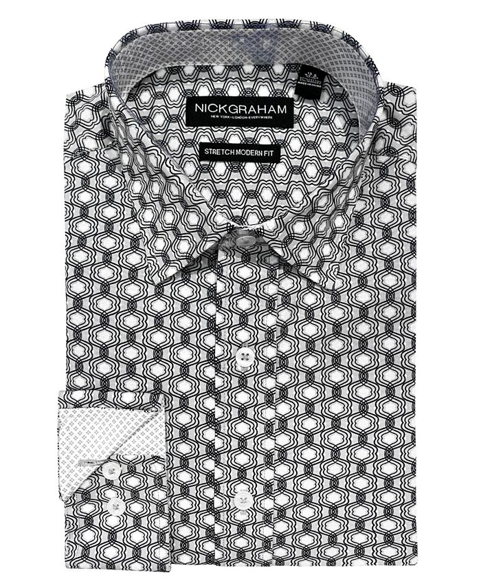 Nick Graham Men's Modern Fit Dress Shirt Macy's