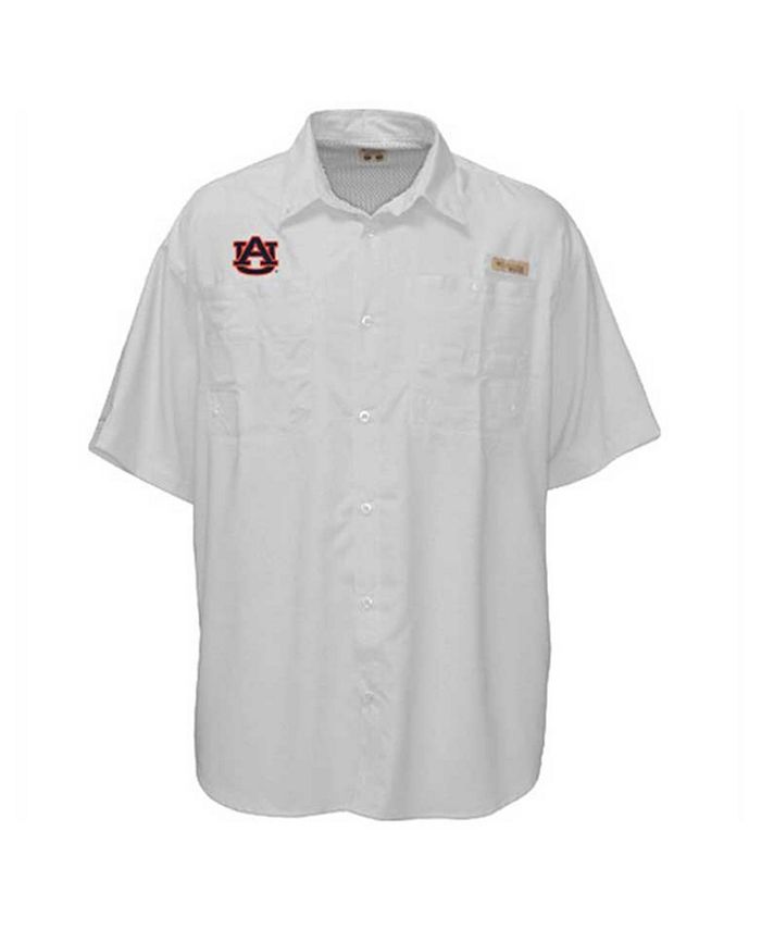 Auburn Columbia Tamiami PFG Shirt -Navy