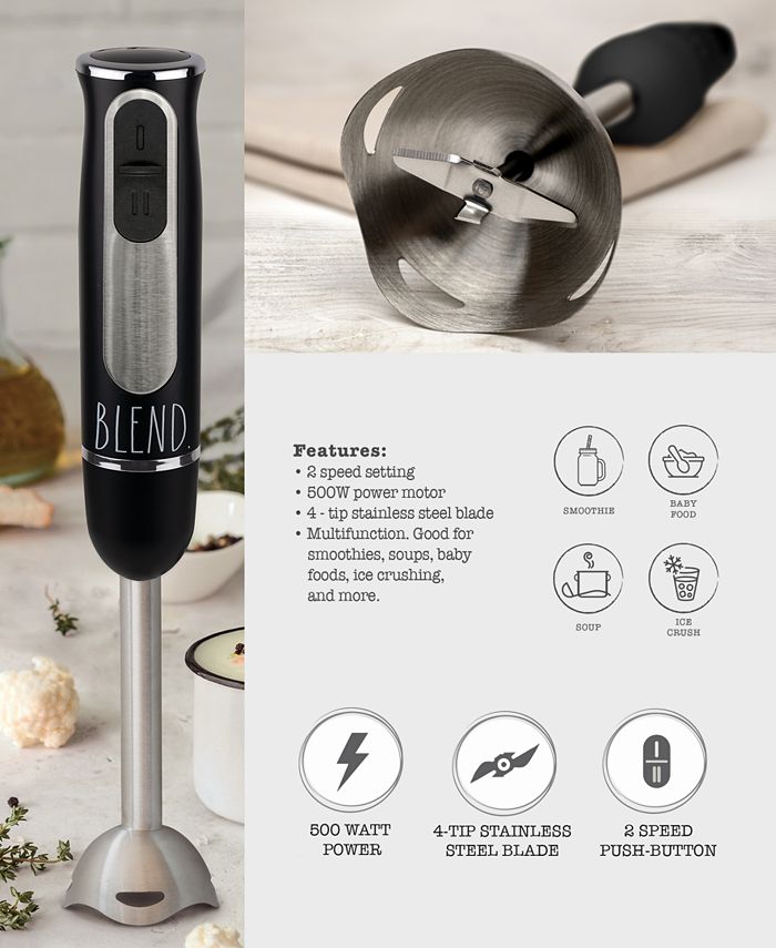 Rae Dunn RDBL13 Immersion Blender Macy's