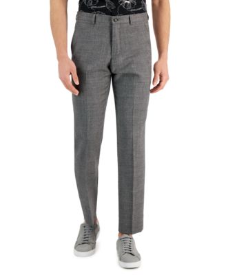 gray plaid dress pants