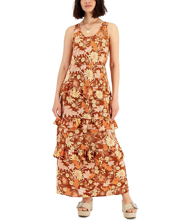 Macys tiered dresses 2025